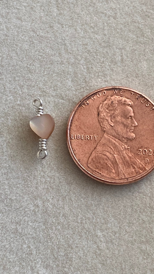 Heart Mother of Pearl Charm
