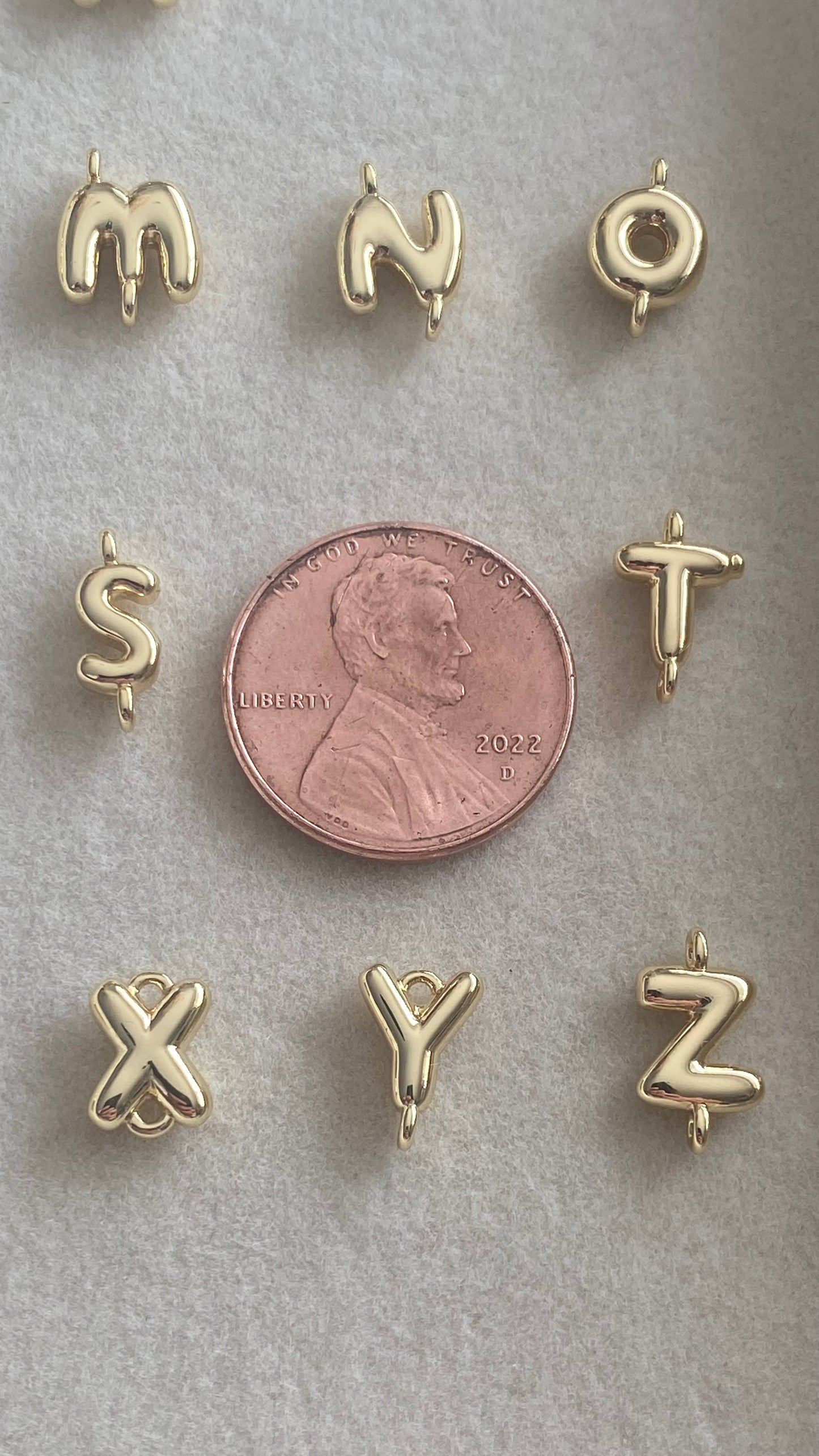 Bubble Chubby Charm Initial