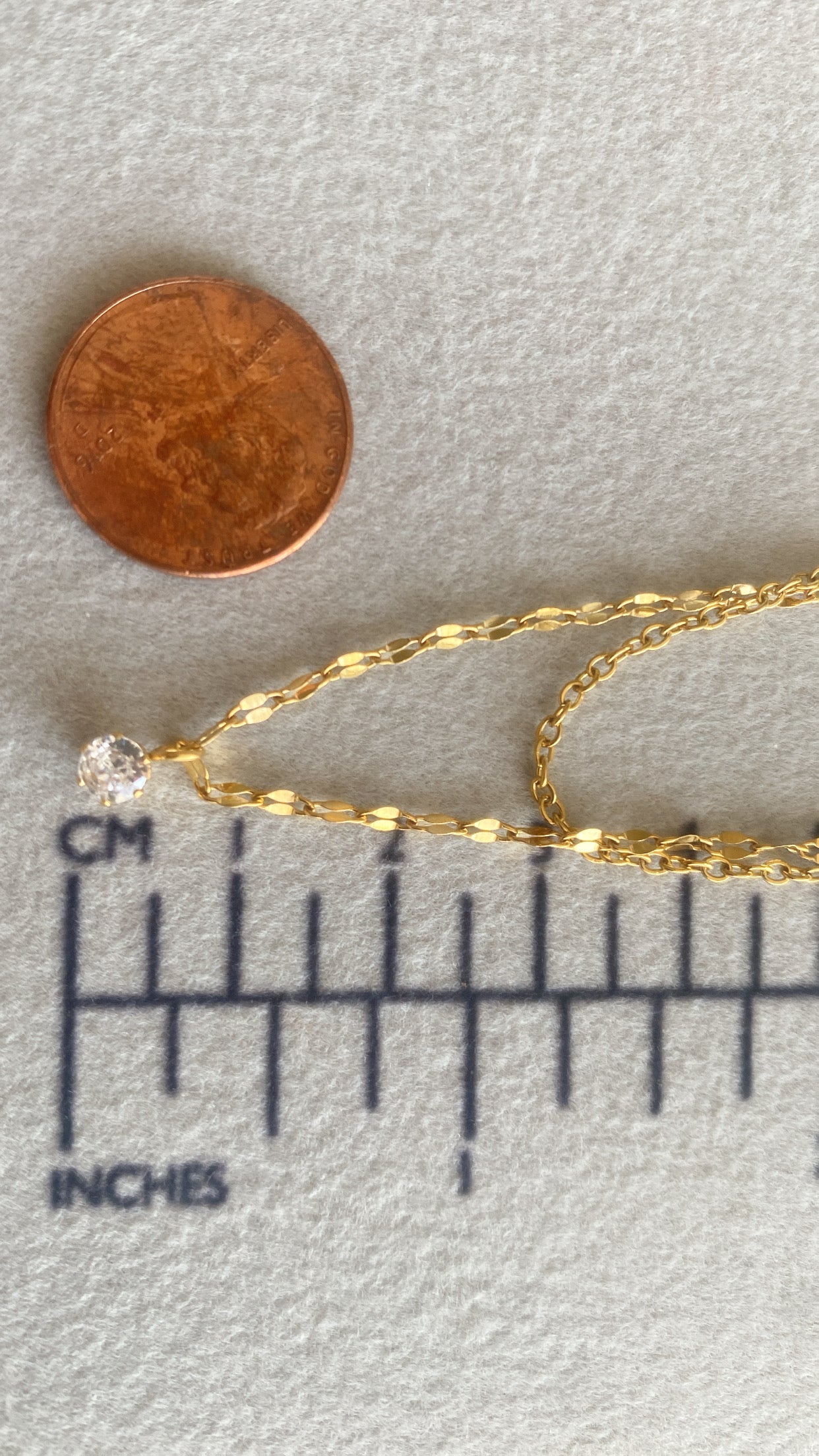 Lace Me in CZ Necklace