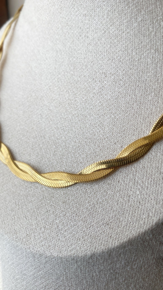 Twisted Herringbone Necklace
