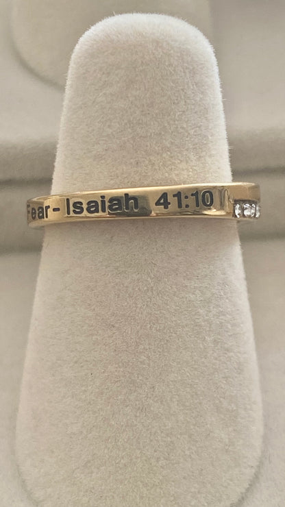 Shine in Faith Cross CZ Ring