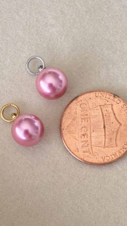 Pink Pearl Charm