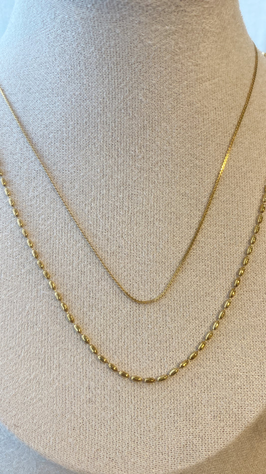 Twice Dainty Necklace