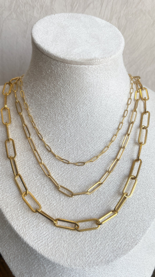 Golden Girls Paperclip Necklace