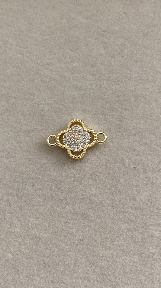 Clover Pavé Charm