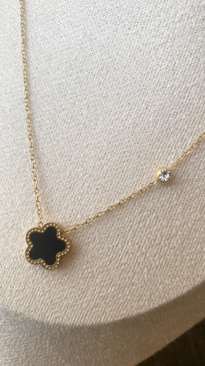 DayNight Flower Necklace