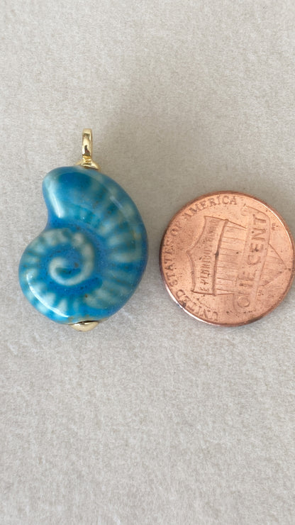 Ocean Spiral Charm