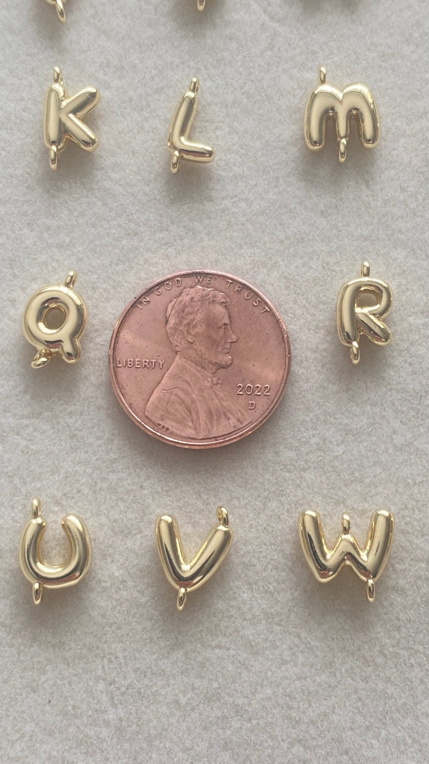 Bubble Chubby Charm Initial