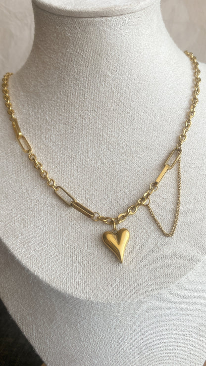 Heart Throb Trio Necklace