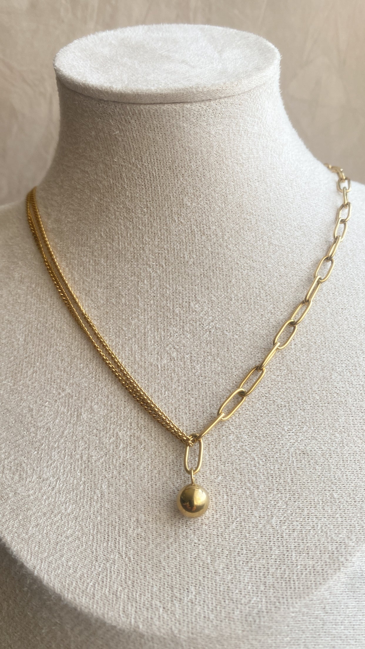 Gold Drop Necklace