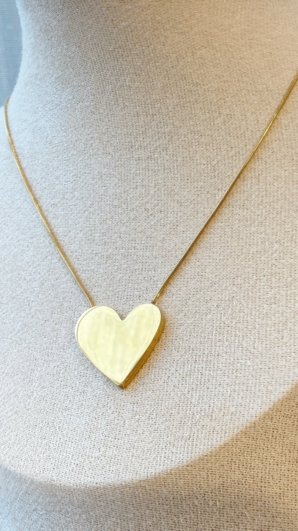 Two Sided Heart Necklace
