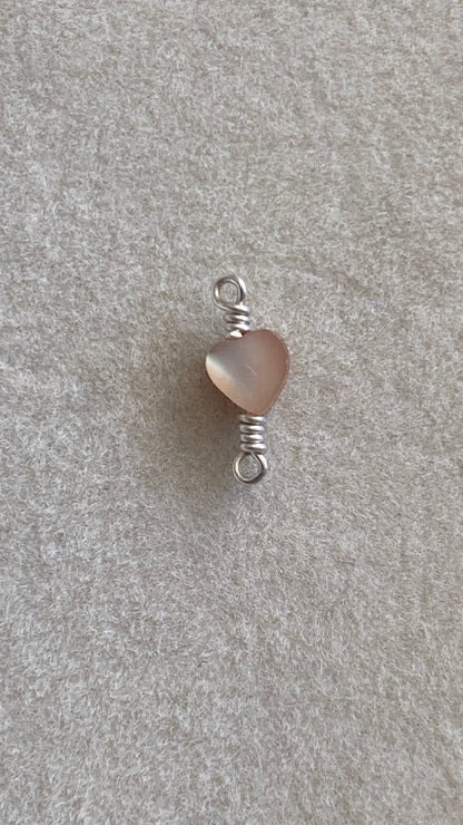 Heart Mother of Pearl Charm
