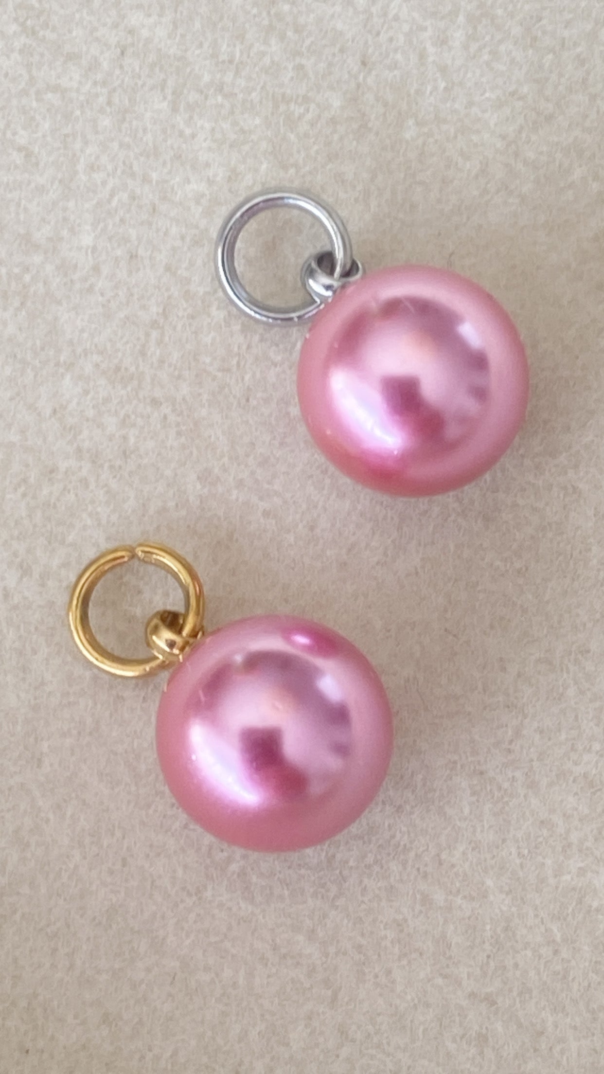 Pink Pearl Charm