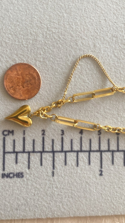 Heart Throb Trio Necklace