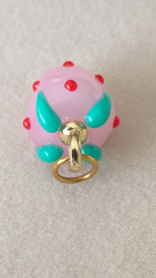 Pink Strawberry Charm