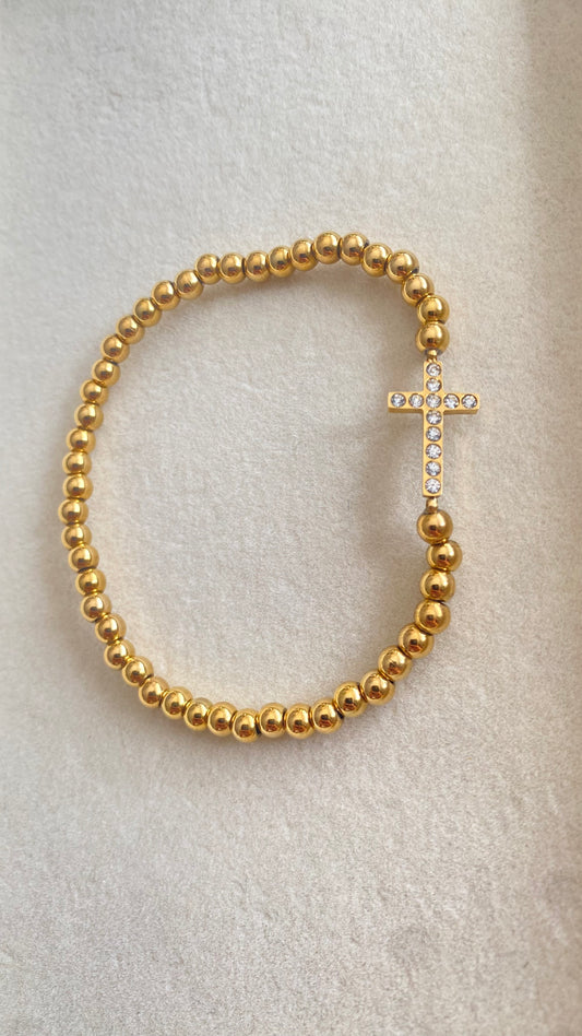 Faith & Glow Beaded Bracelet