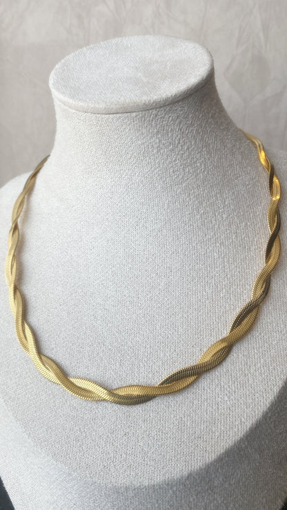 Twisted Herringbone Necklace