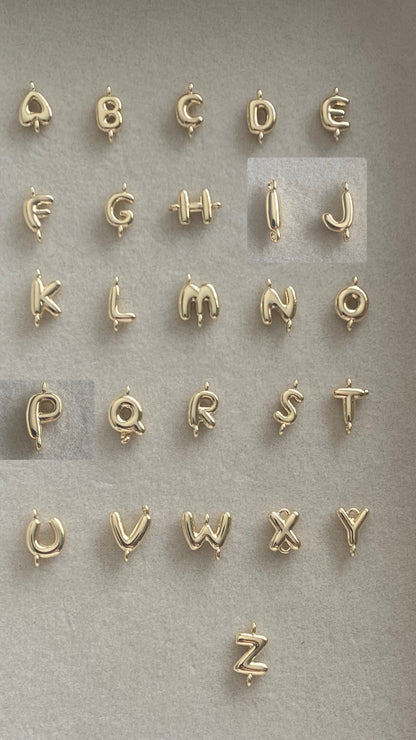 Bubble Chubby Charm Initial