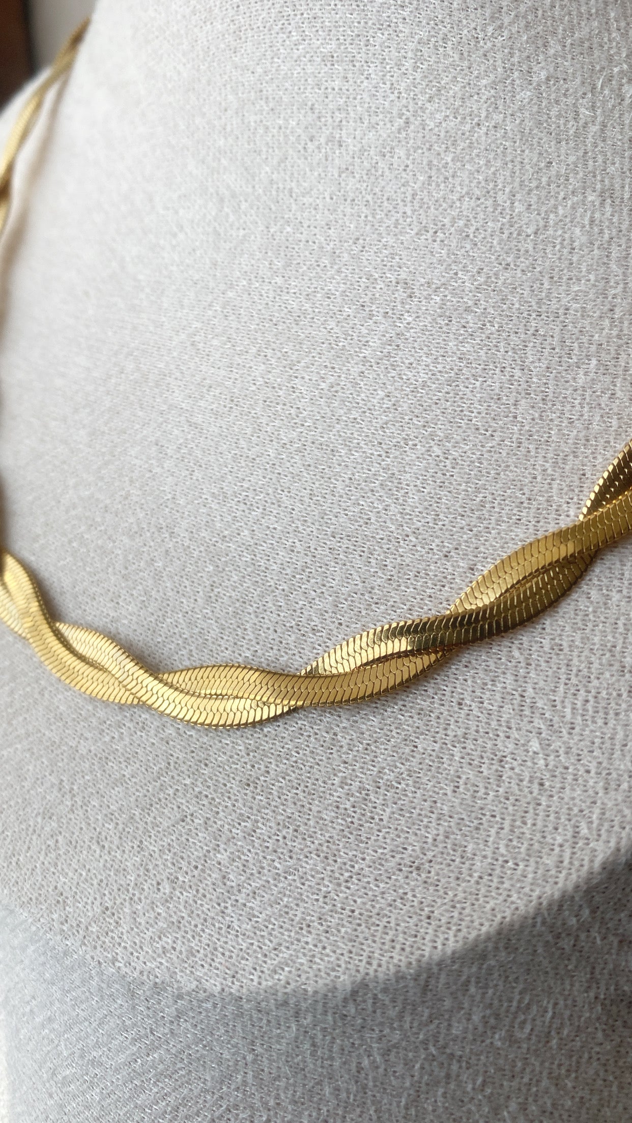 Twisted Herringbone Necklace