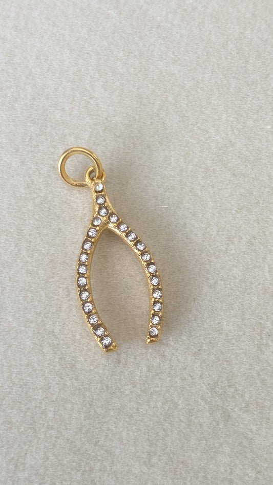 Wishbone Charm