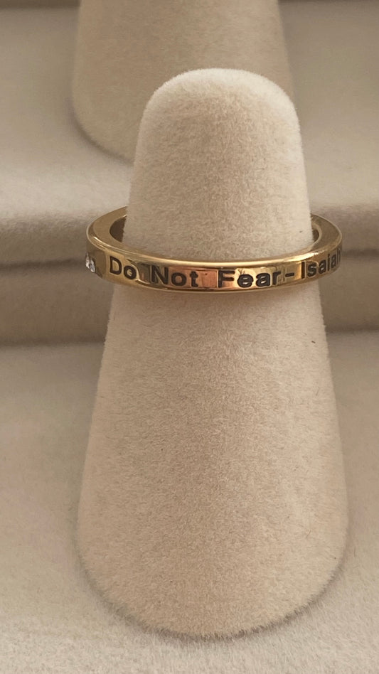 Shine in Faith Cross CZ Ring