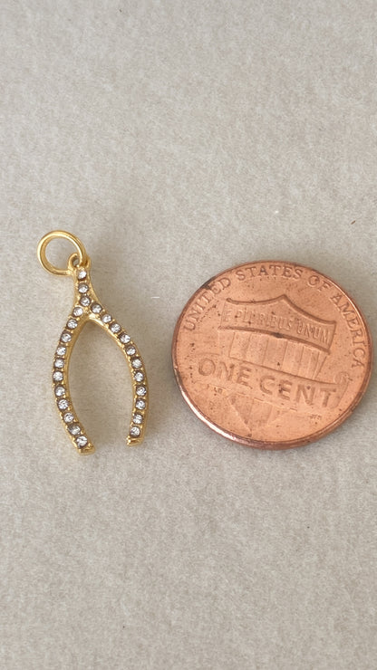 Wishbone Charm