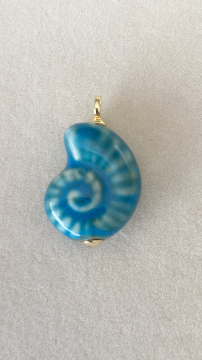 Ocean Spiral Charm